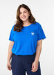 Koszulka z motywem, Niebieskie, Model image number 0
