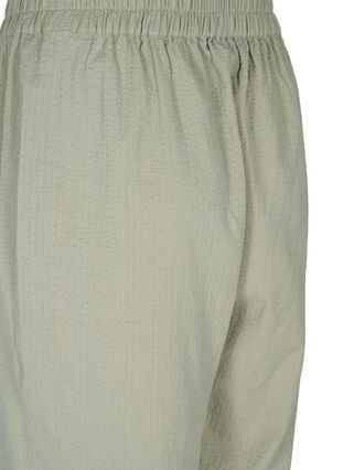 Bawelniane spodnie ze struktura, Seagrass , Packshot image number 3