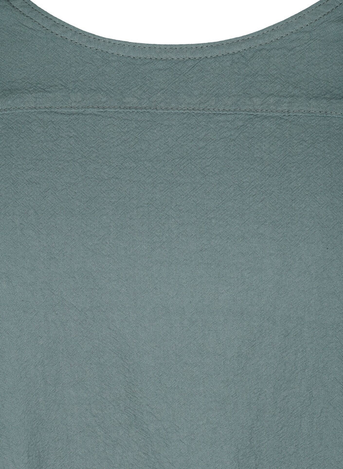 Bawelniana sukienka z kr&oacute;tkim rekawem, Zielony, Packshot image number 2