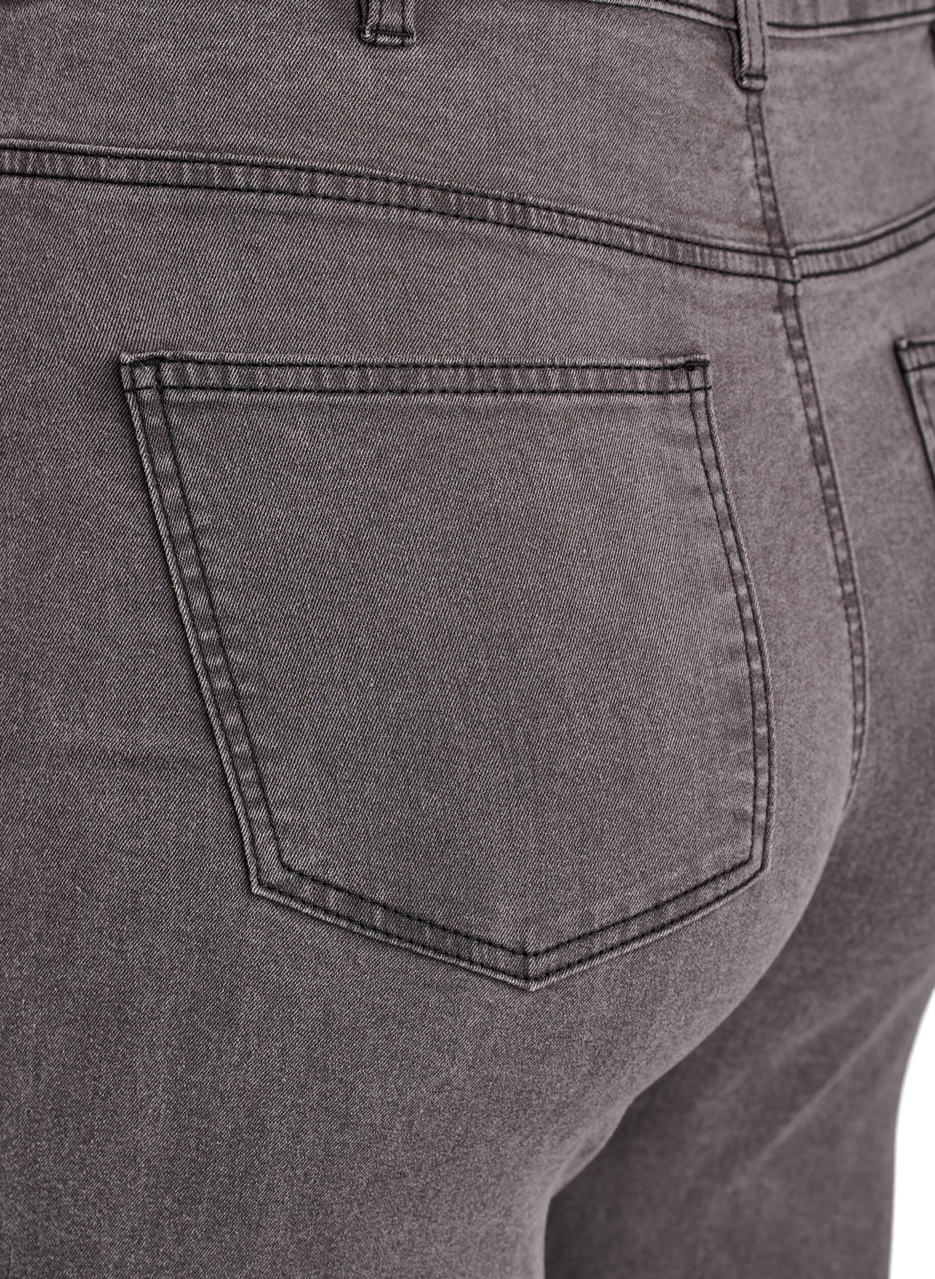 ZizziJeansy super slim z wysokim stanem Amy, Szary, Packshot image number 3