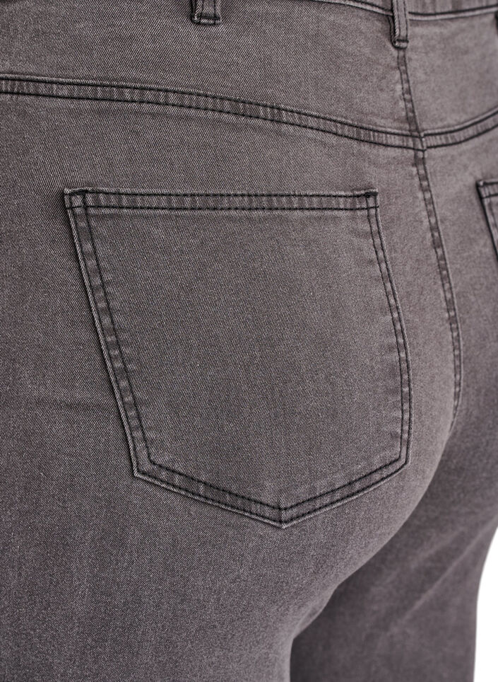 Jeansy super slim z wysokim stanem Amy, Szary, Packshot image number 3