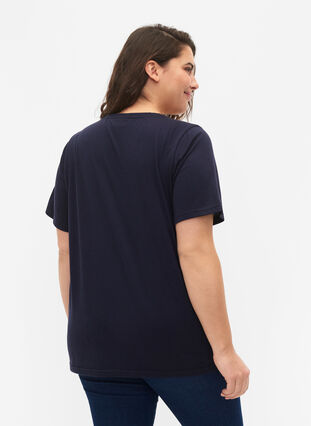 Flash - koszulki 2-pack z dekoltem w szpic, Navy Blazer/Black, Model image number 1