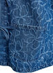 Zawiazywana kurtka jeansowa z kieszeniami, Blue Denim Destroy, Packshot image number 3