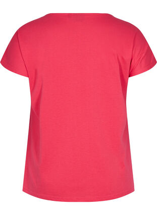 Koszulka z mieszanki bawelny, Raspberry, Packshot image number 1