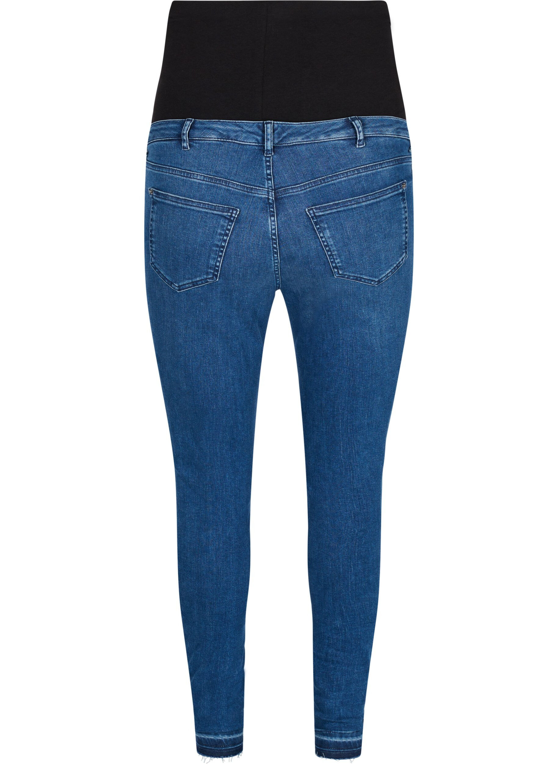 Zizzi Jeansy ciazowe Amy, Blue denim, Packshot image number 1