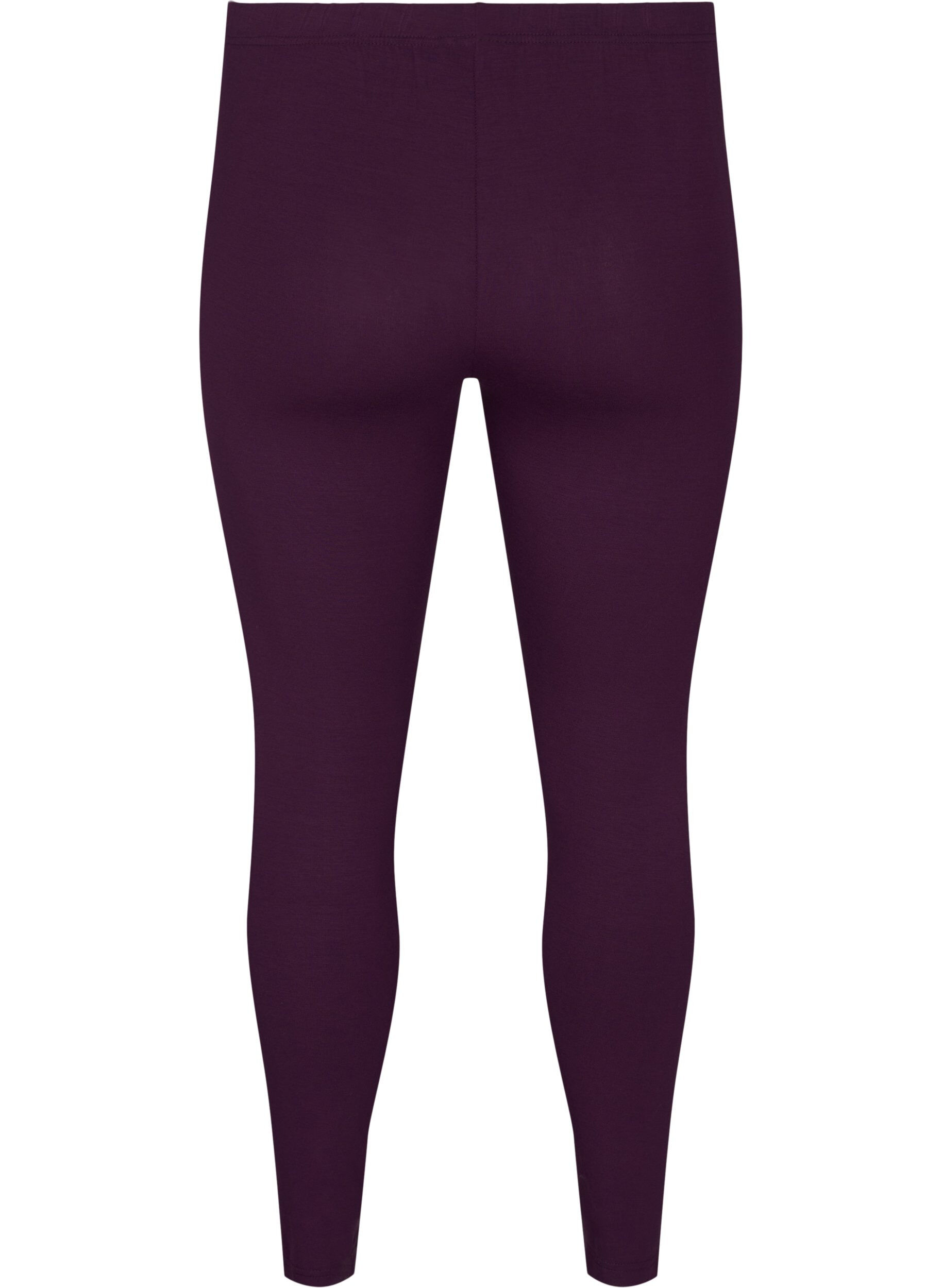 Zizzi Legginsy basic z wiskozy, Fioletowy, Packshot image number 1