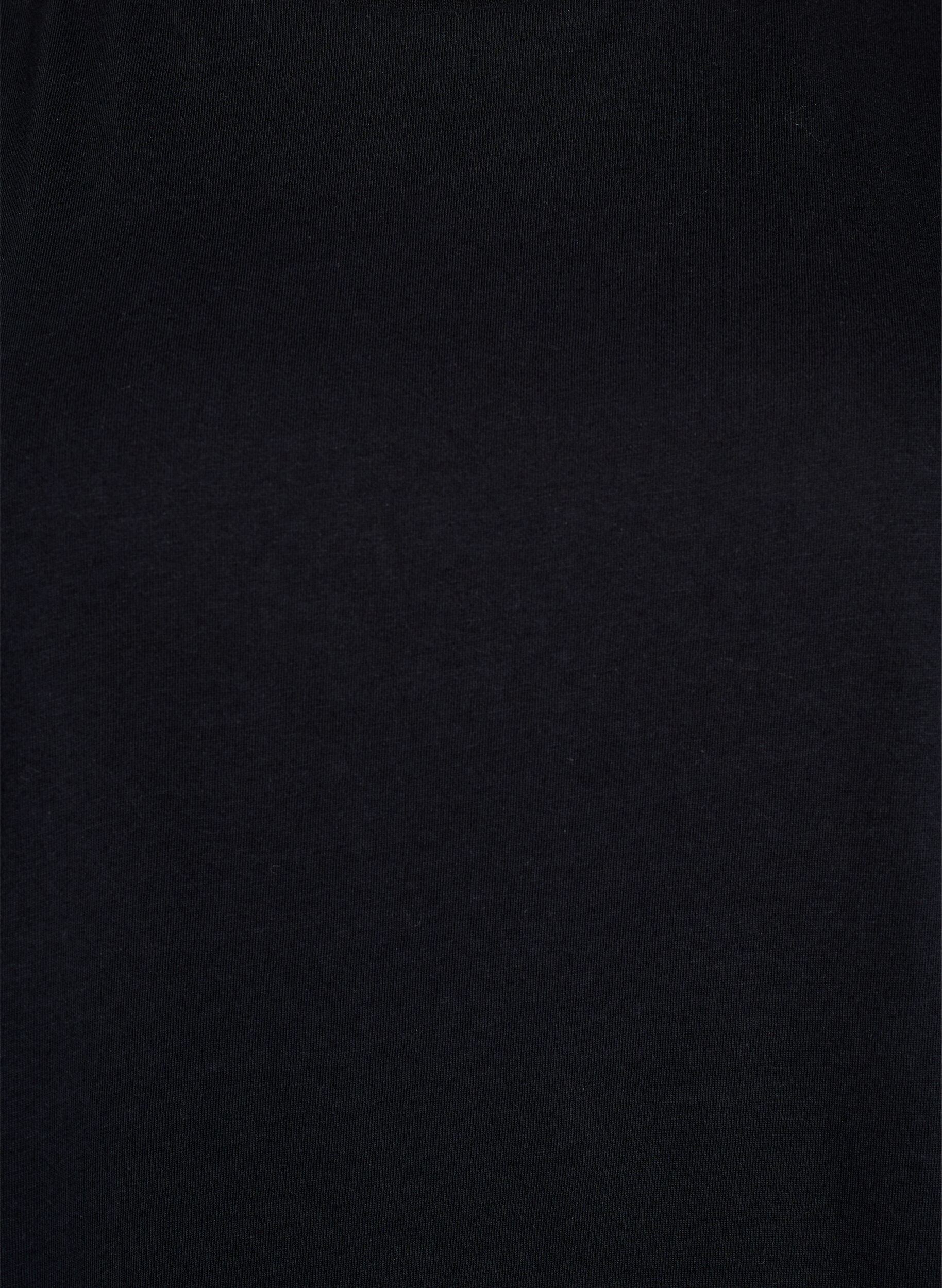 Zizzi Dzersejowa bluzka bez rekaw&oacute;w z poduszkami na ramionach, Czarne, Packshot image number 2