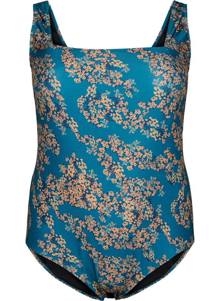 Strój kapielowy z kwiatowym nadrukiem, Zebra Flower, Packshot image number 0