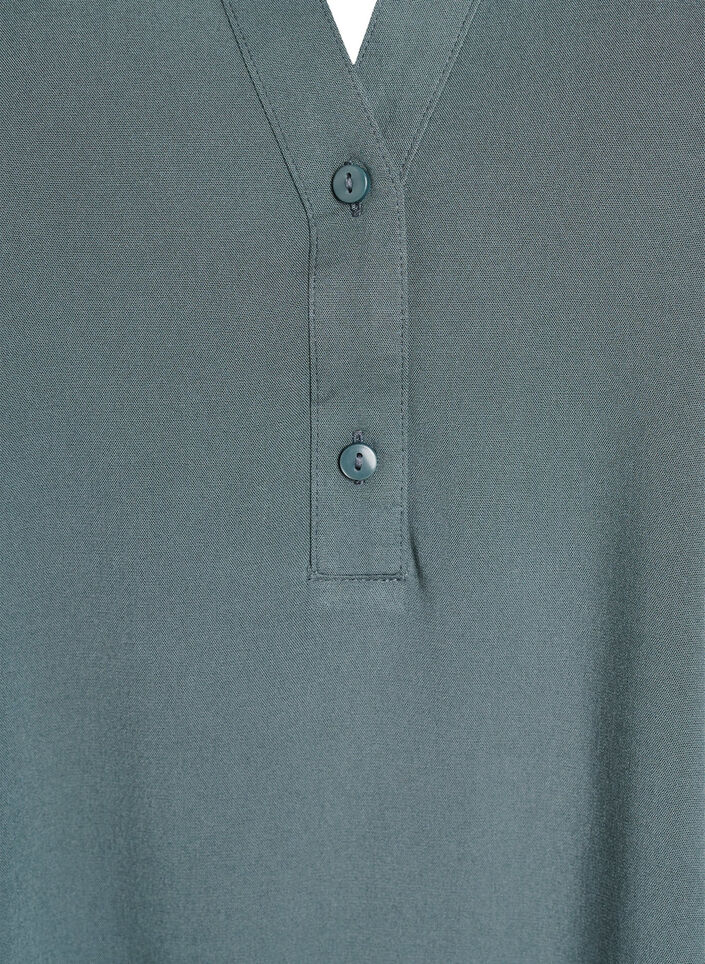 Wiskozowa bluzka bez rekaw&oacute;w, Zielony, Packshot image number 2