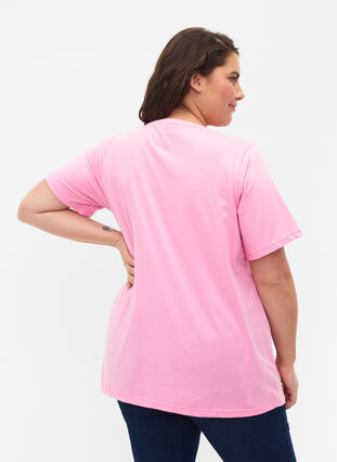 Flash - koszulka z okraglym dekoltem, Begonia Pink, Model image number 1