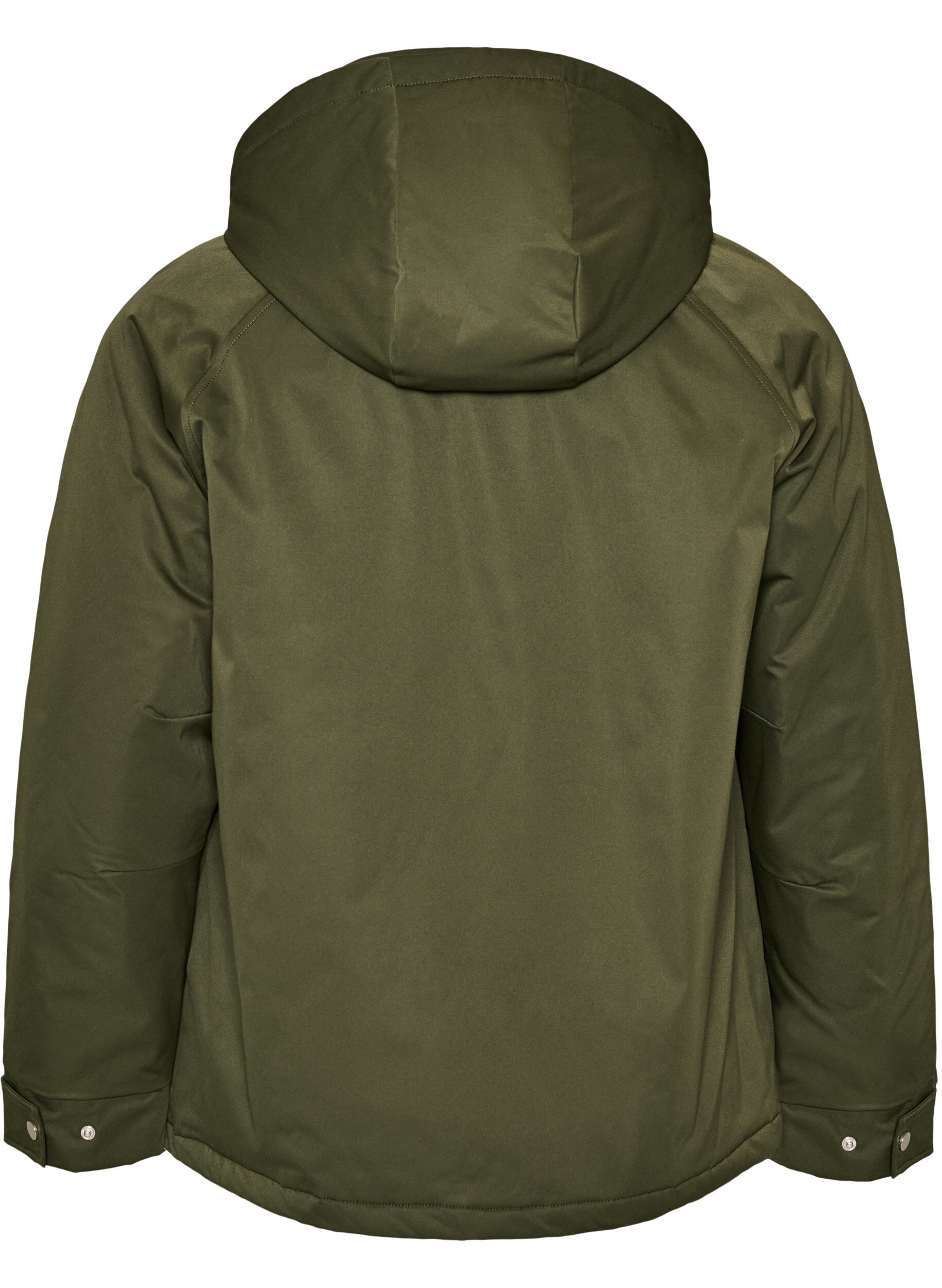ZizziParka z podszewka i odpinana kapturka, Zielony, Packshot image number 1