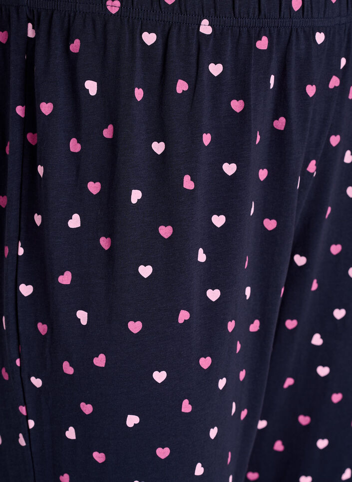 Drukowane spodnie pizamowe, Niebieskie, Packshot image number 2