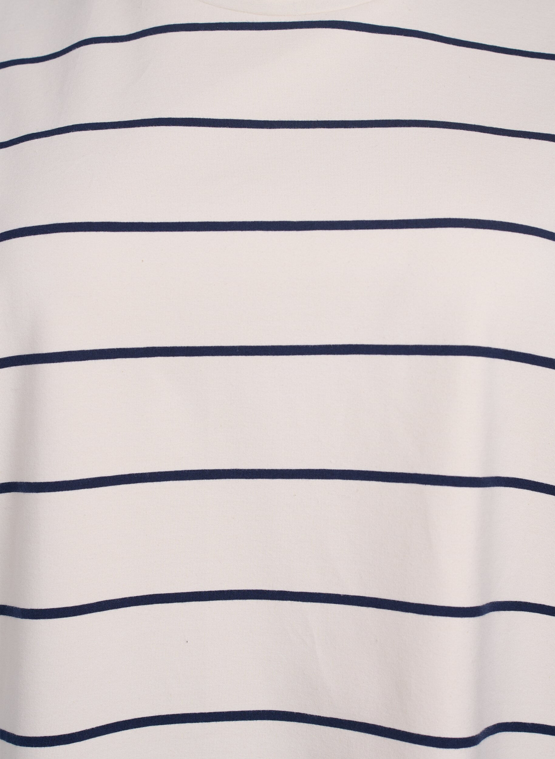 Zizzi Kr&oacute;tka dzersejowa sukienka w paski, Beżowy, Packshot image number 2