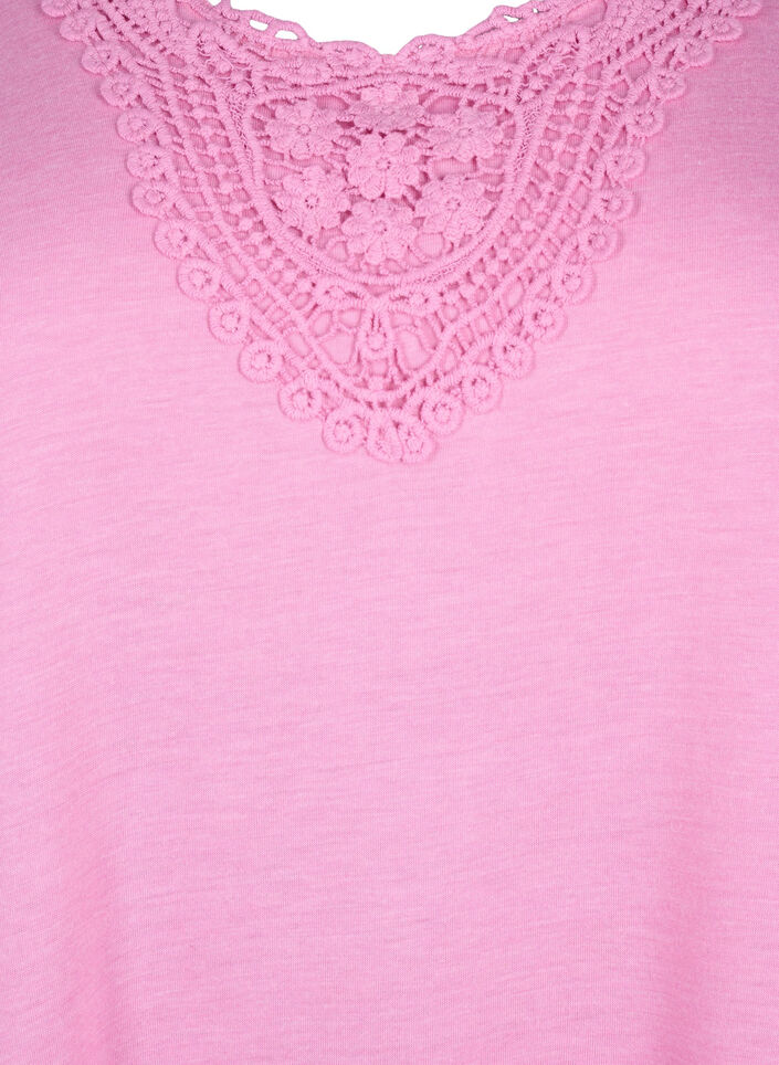 Top bez rekawów z koronka, Rosebloom, Packshot image number 2