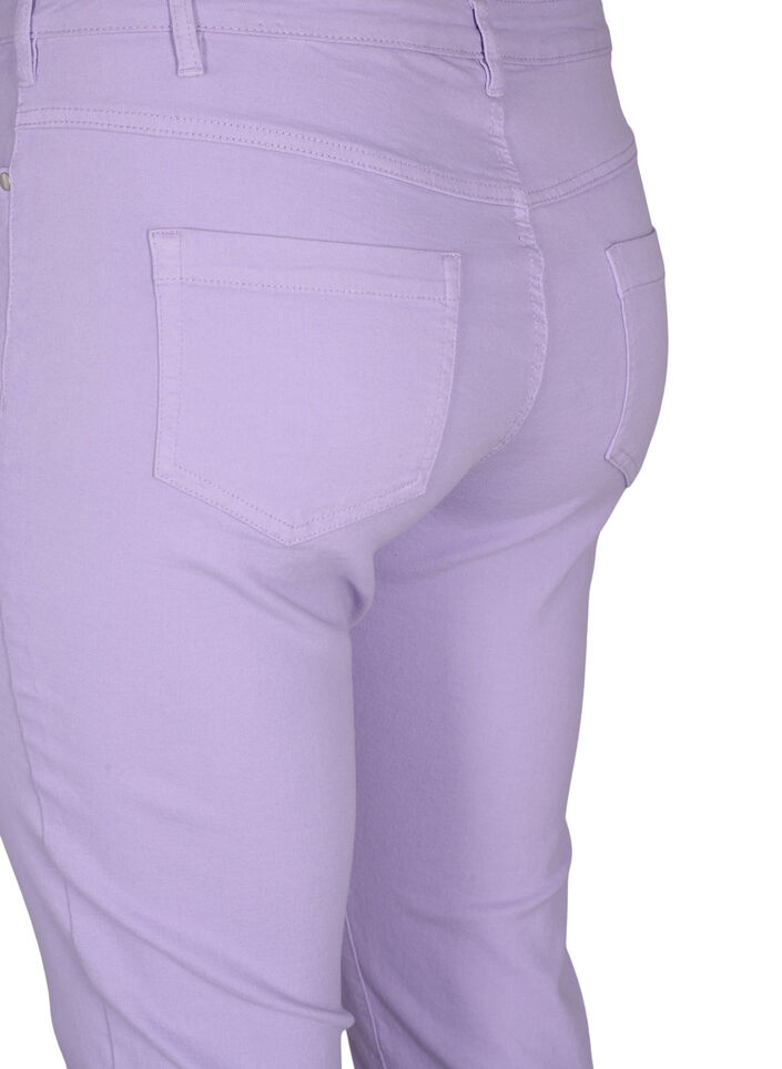 Obcisle spodnie Emily capri, Lavender, Packshot image number 3