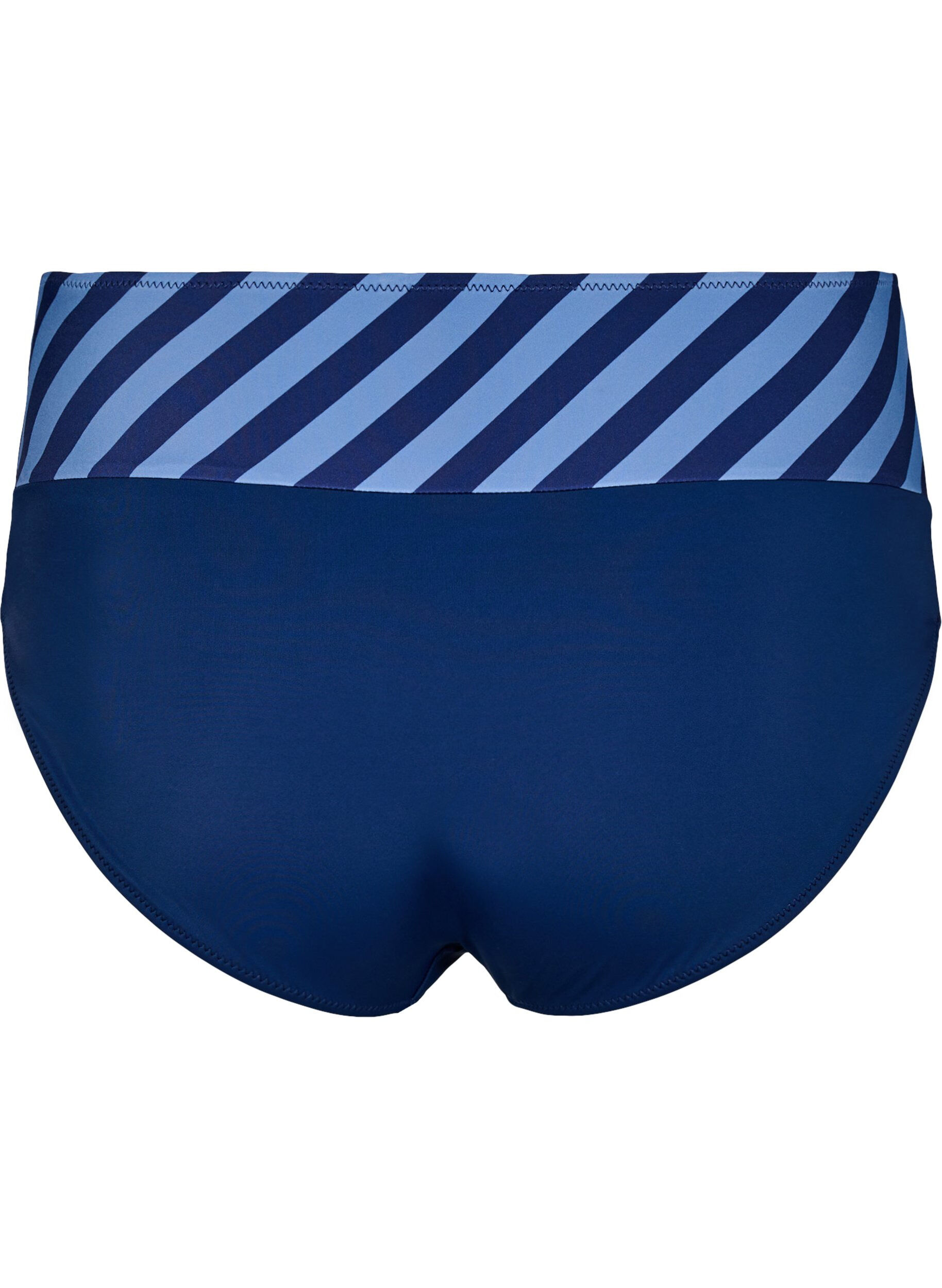 ZizziFigi damskie od bikini z detalem kopertowym, Niebieskie, Packshot image number 1