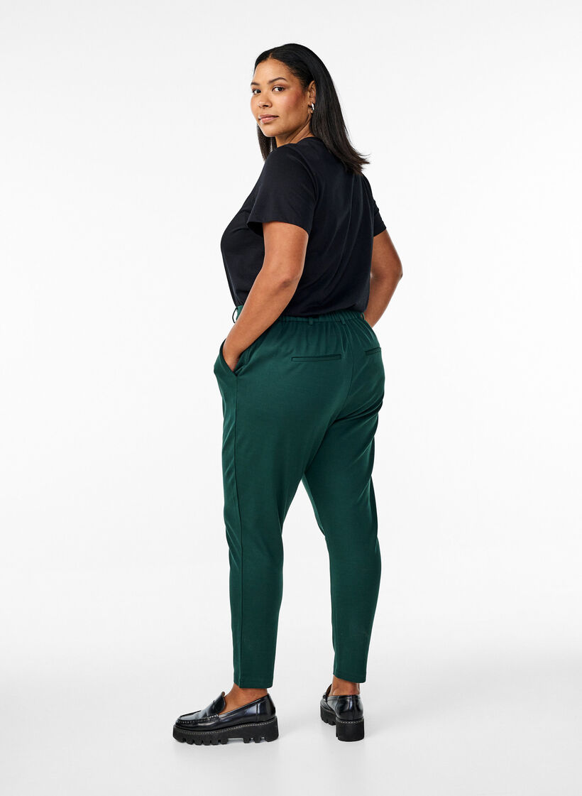 Przyciete spodnie Maddison, Zielony, Model image number 1