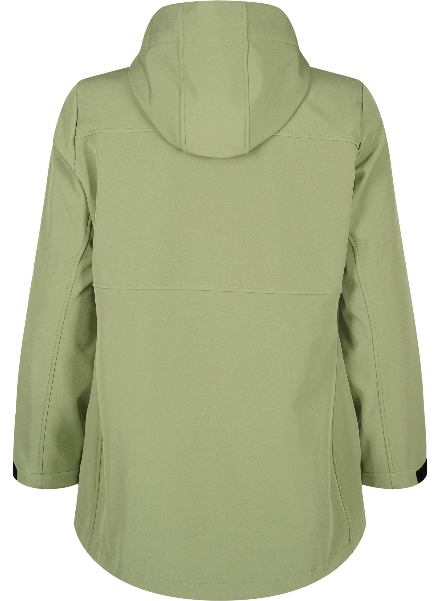 Zizzi Kr&oacute;tka kurtka softshell z kieszeniami, Oil Green, Packshot image number 1