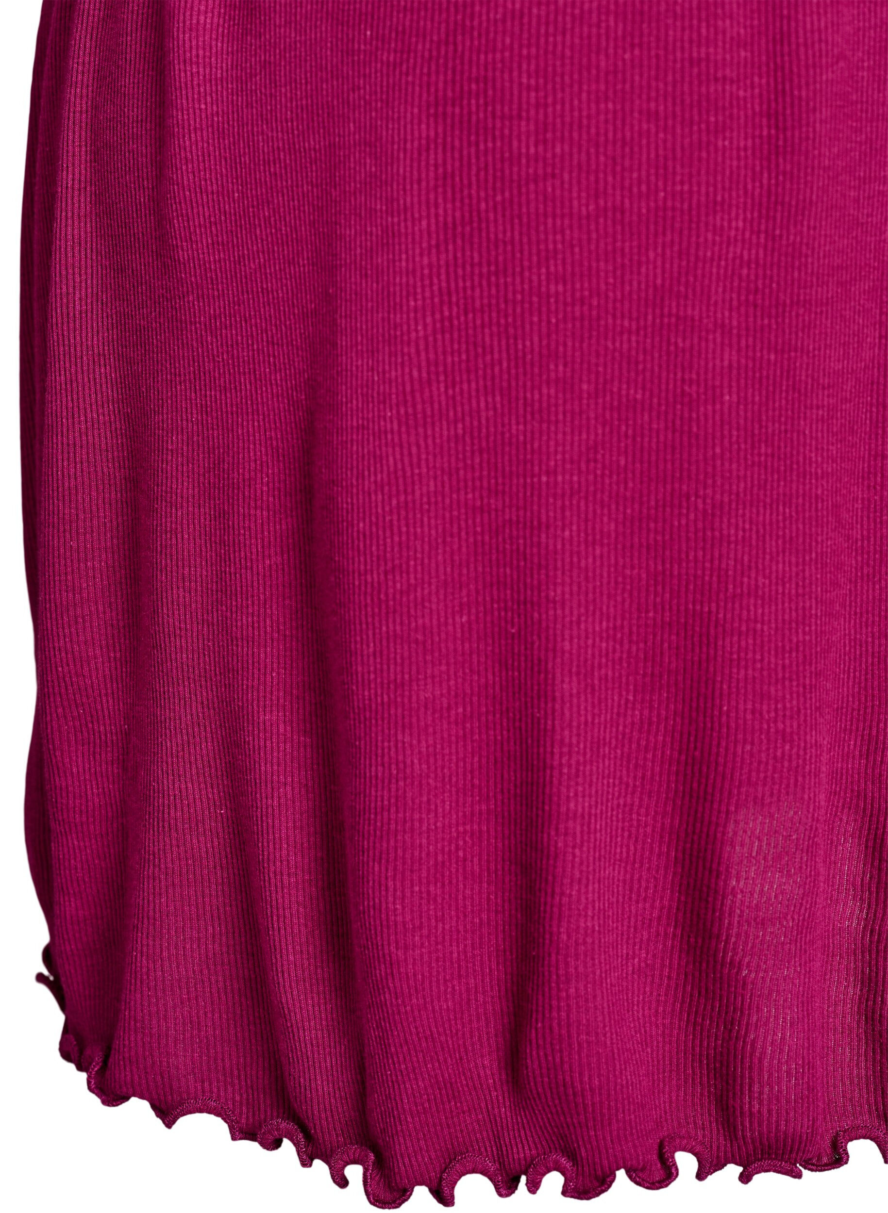 Zizzi Koszula nocna z koronkowym obszyciem, Fioletowy, Packshot image number 3