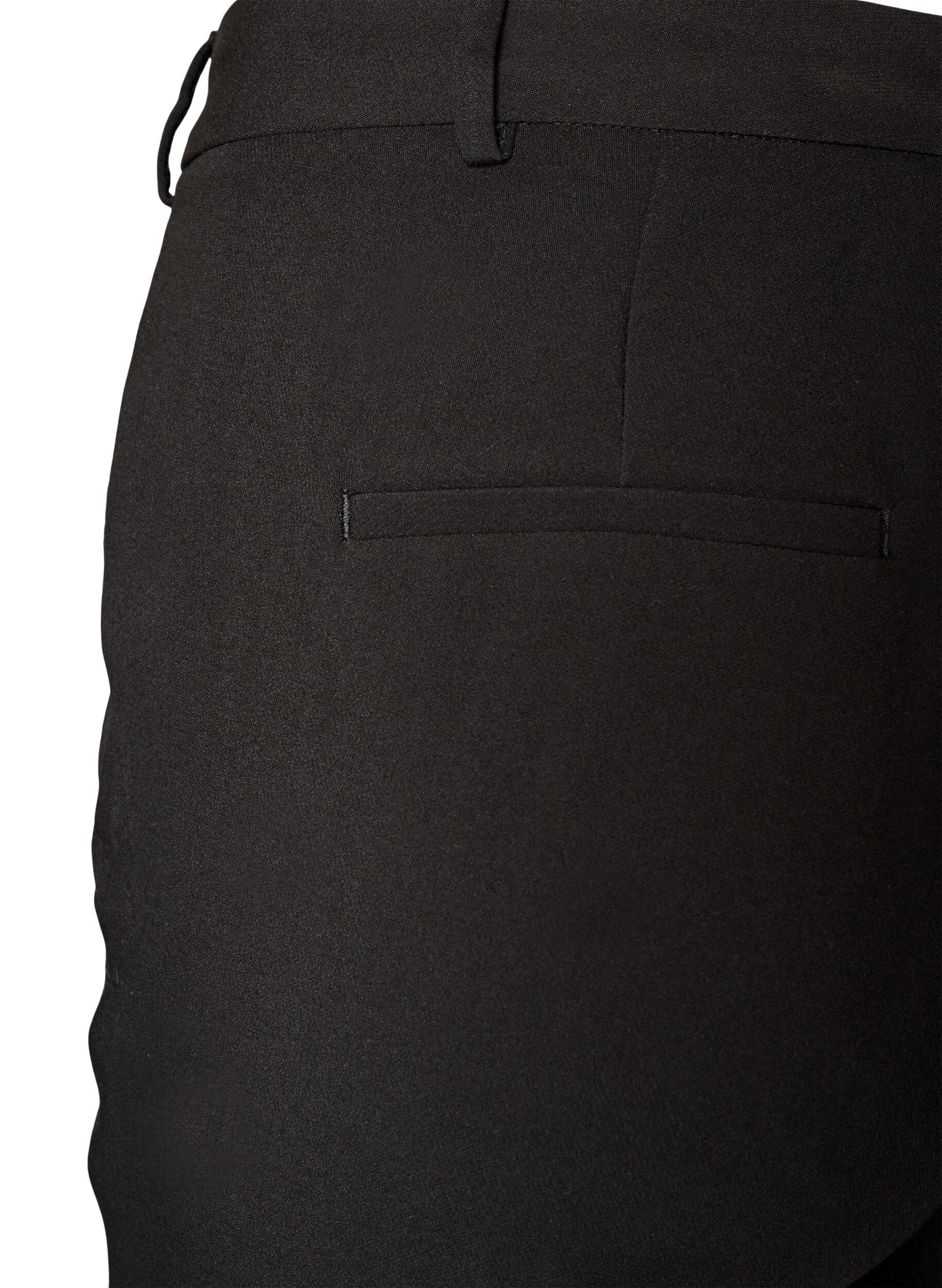 ZizziSpodnie garniturowe z wysokim stanem i kantami, Czarne, Packshot image number 3
