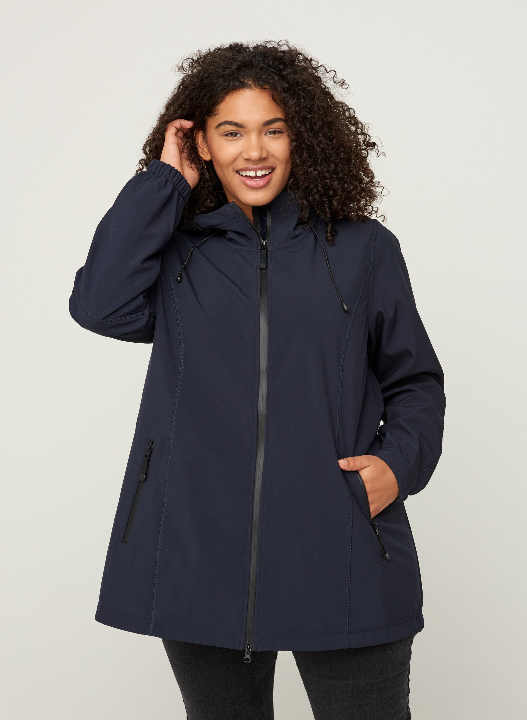 Zizzi Kurtka softshell, Night Sky, Model image number 0