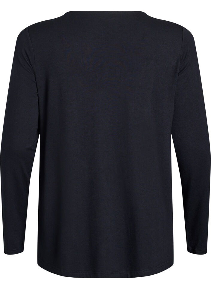 Krótkie kimono z wiskozy, Czarne, Packshot image number 1