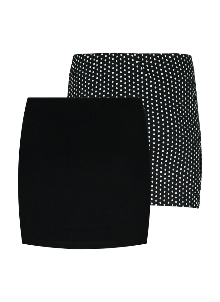 Przedluzacz topu 2-pack, Black/Black Dot, Packshot image number 1