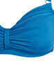Biustonosz z fiszbinami i drapowaniem, Niebieskie, Packshot image number 2