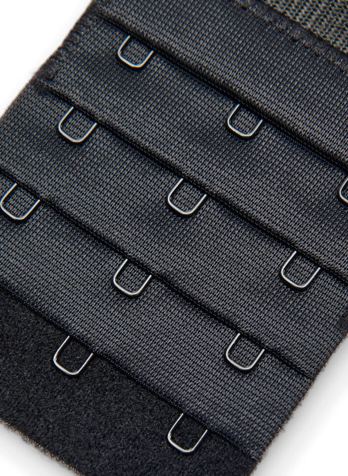 Przedluzacz do biustonosza z trzema haczykami, Czarne, Packshot image number 2