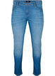 Jeansy Emily z regularnym stanem i dopasowanym krojem, Blue denim, Packshot image number 0