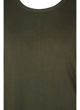 Dzianinowa tunika z mieszanki wiskozy, Forest Night, Packshot image number 2