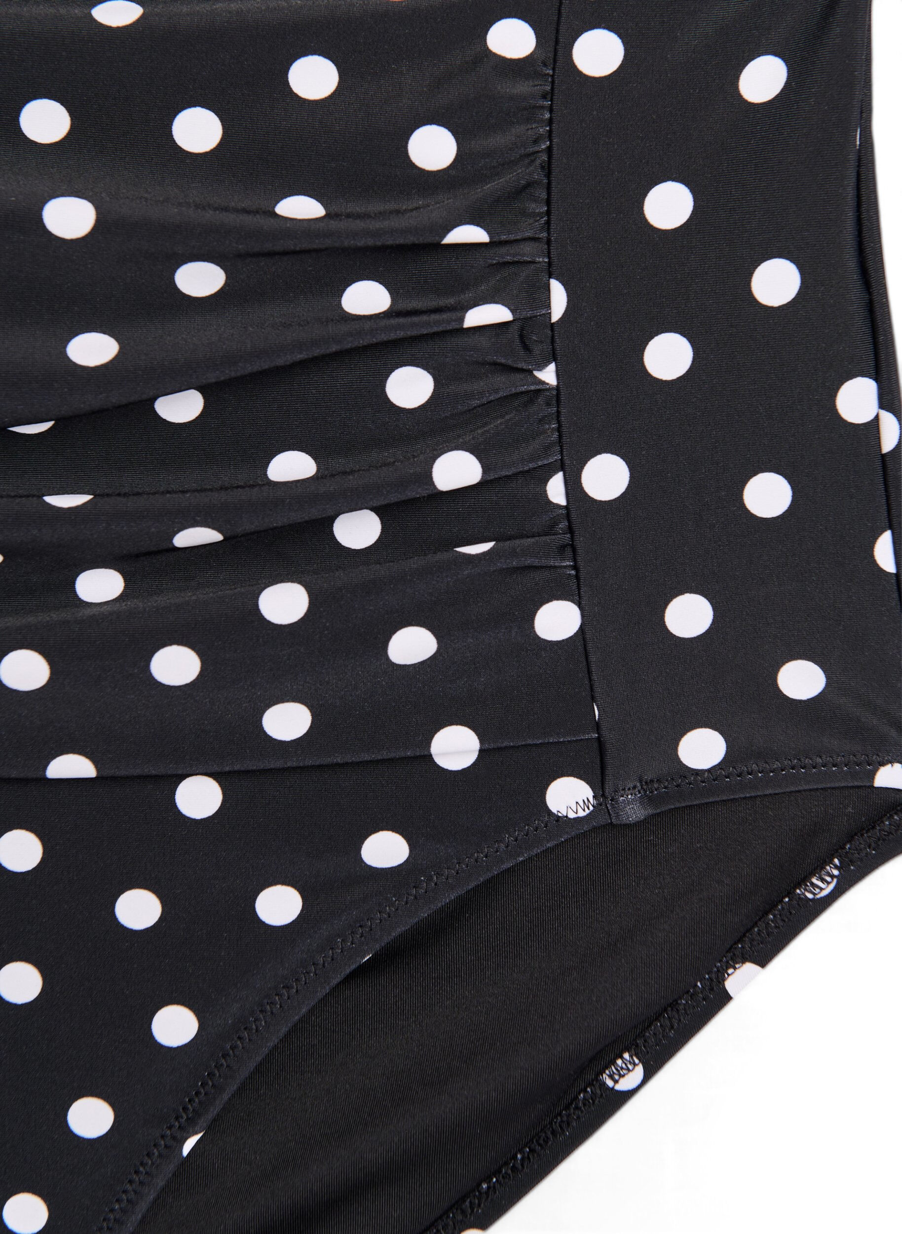 Zizzi Figi damskie bikini z nadrukiem i wysokim stanem, Czarne, Packshot image number 2