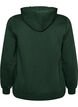 Bluza z kapturem, zamkiem blyskawicznym i kieszeniami, Zielony, Packshot image number 1