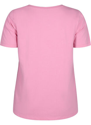 Podstawowa, gladka bawelniana koszulka, Rosebloom, Packshot image number 1