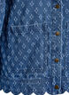 Kurtka jeansowa z efektem przetarc, Niebieskie, Packshot image number 3