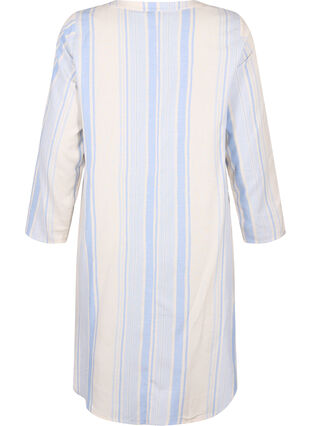 Sukienka w paski z dlugimi rekawami, Birch w. Stripes, Packshot image number 1