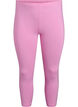 Legginsy 3/4 typu basic z wiskozy, R&oacute;żowy, Packshot image number 0