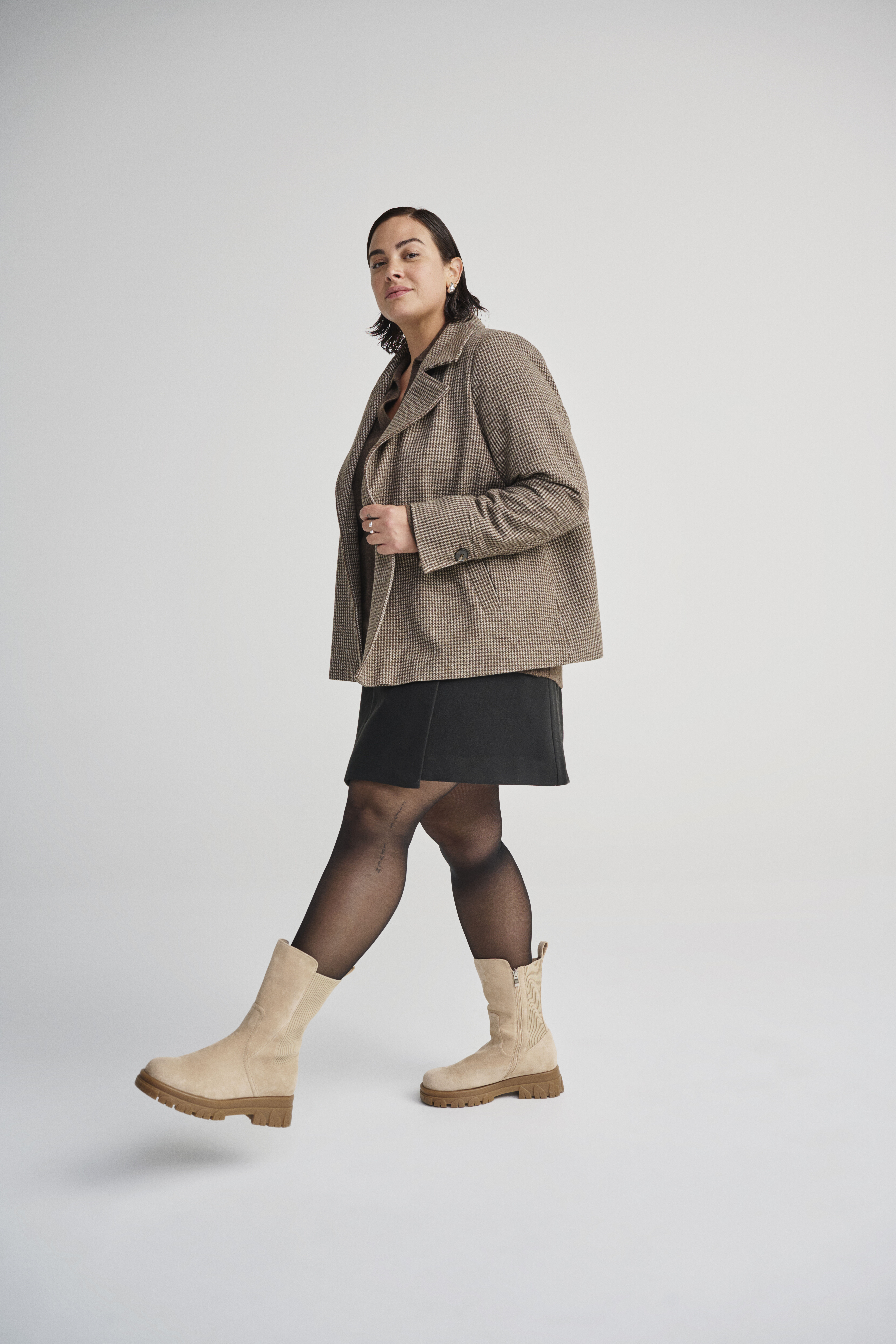 Zizzi Buty ze sztucznego zamszu, , Model