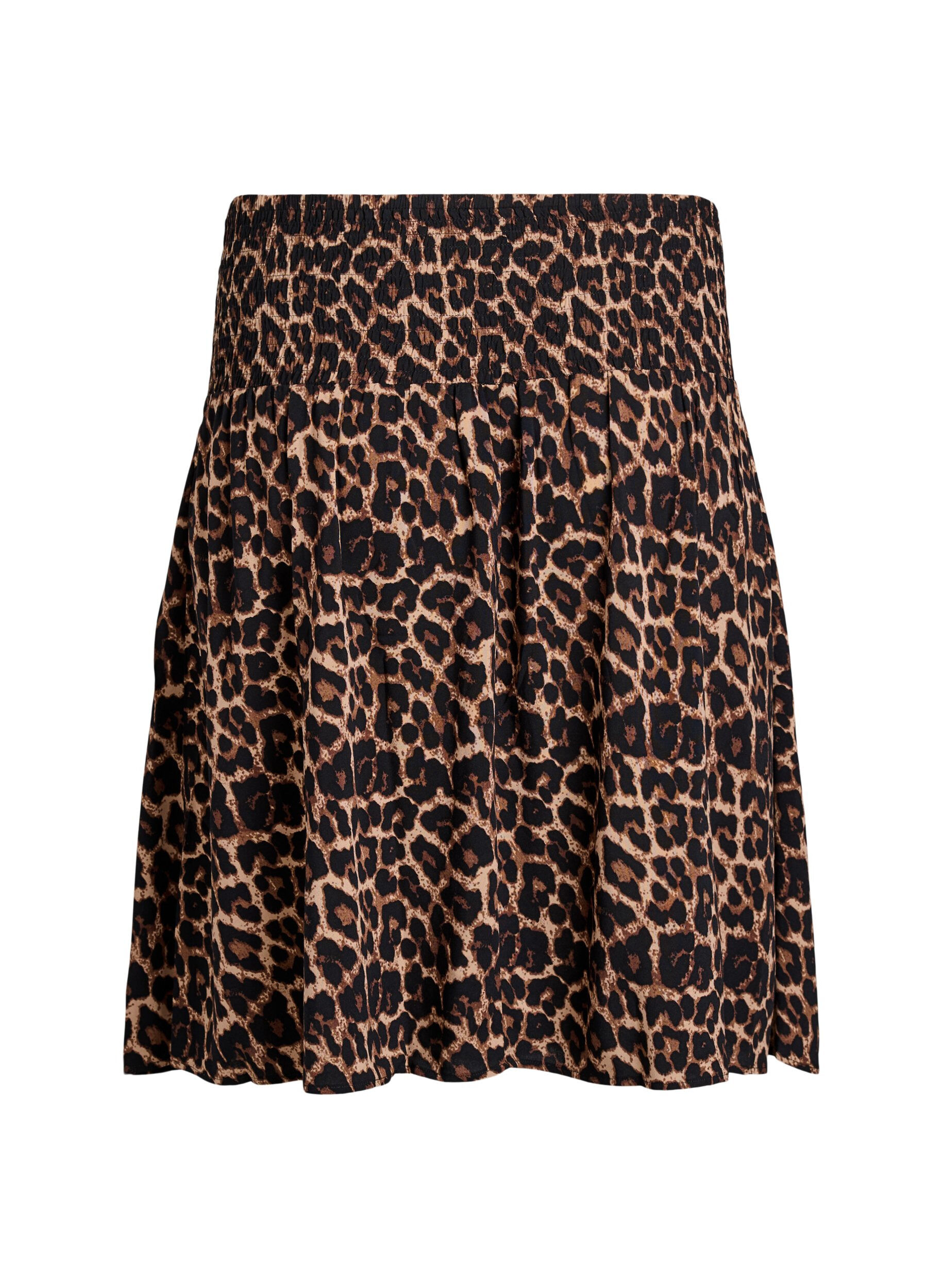 Zizzi FLASH - Kr&oacute;tka sp&oacute;dniczka z marszczona talia, Brązowy, Packshot image number 1