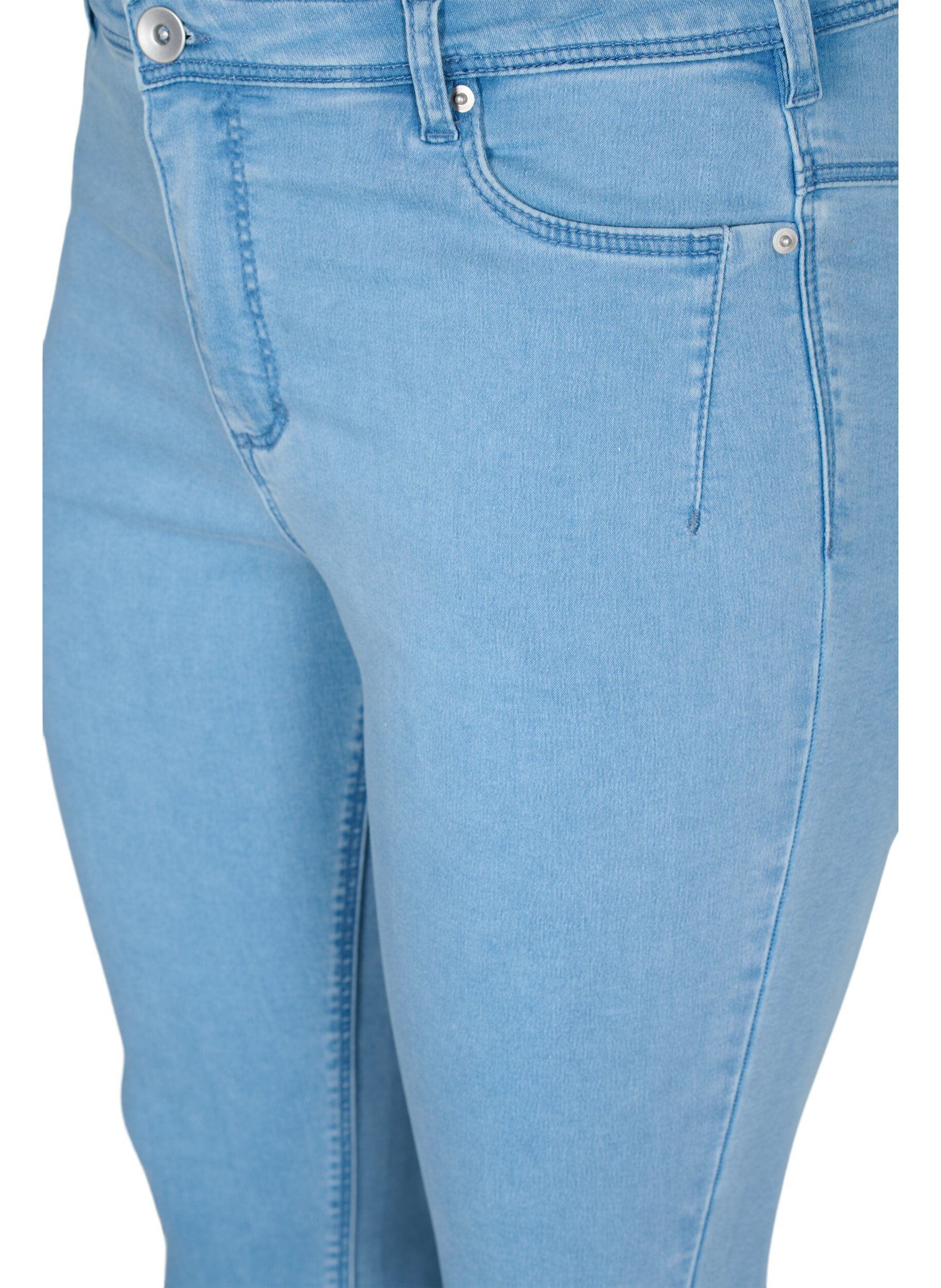 ZizziJeansy Amy nad kostke z suwakiem, Niebieskie, Packshot image number 2