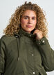 Parka z podszewka i odpinana kapturka, Zielony, Model image number 3