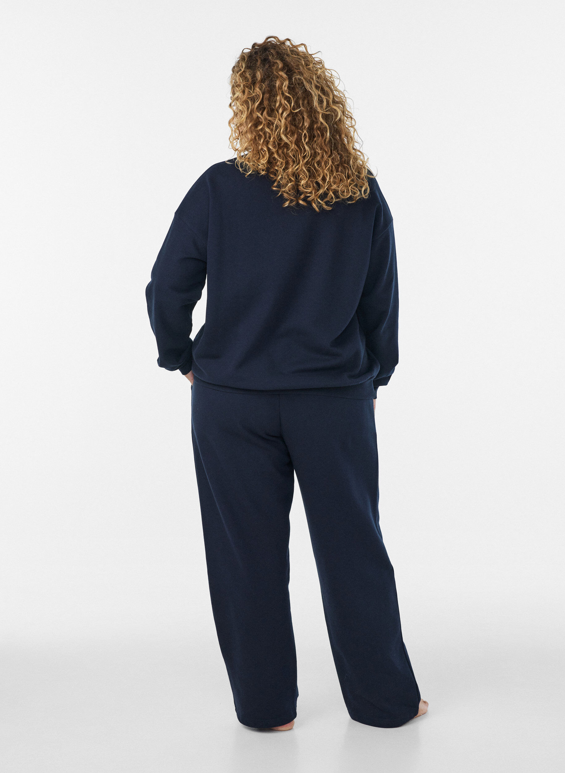 ZizziBluza z nadrukiem tekstowym, Niebieskie, Model image number 2