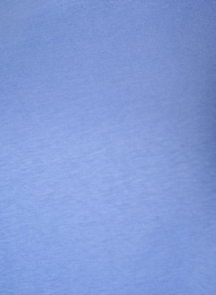 T-shirt z asymetrycznym koronkowym wykonczeniem, Fioletowy, Packshot image number 2