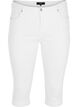 Amy capri jeans z wysokim stanem i bardzo dopasowanym krojem, Biały, Packshot image number 0