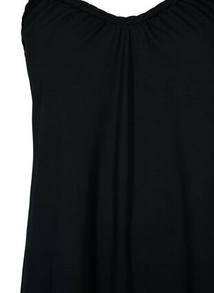 Wiskozowa sukienka plazowa z plecionymi ramiaczkami, Black, Packshot image number 2