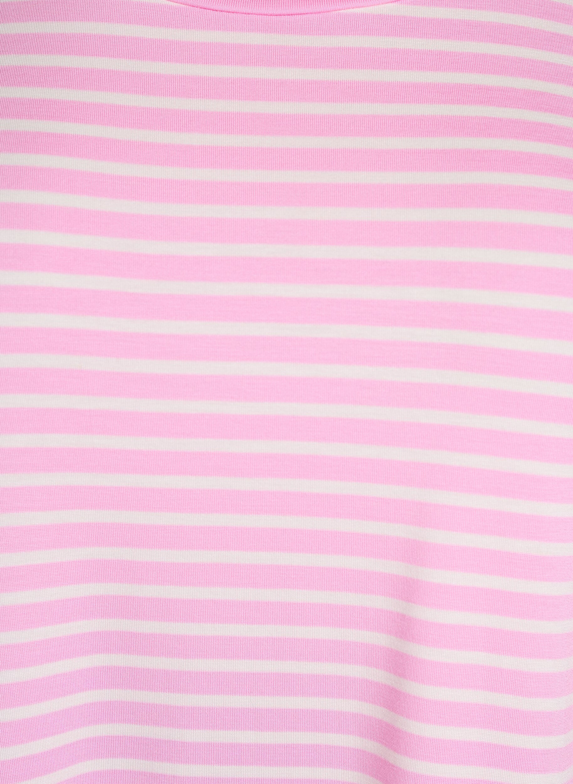ZizziKoszulka z TENCEL&trade; Lyocell i paskami, R&oacute;żowy, Packshot image number 2