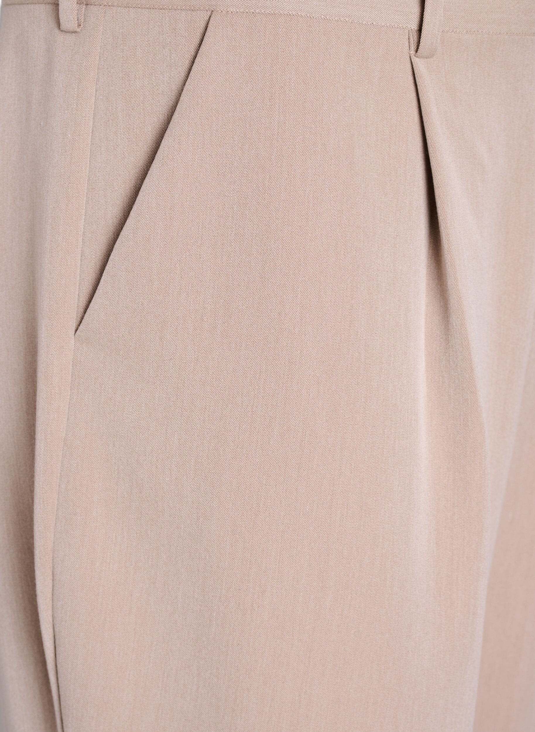 Zizzi Dopasowane spodnie z wysokim stanem i prostymi nogawkami, Brązowy, Packshot image number 2