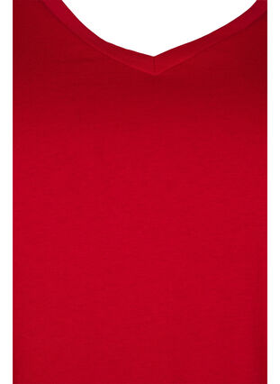 2-pack podstawowa koszulka bawelniana, Tango Red/Black, Packshot image number 2