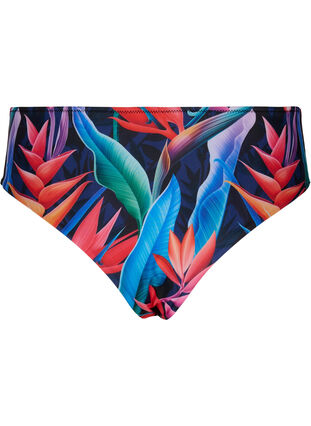 Dól bikini z nadrukiem i wysokim stanem, Bright Leaf, Packshot image number 1