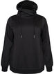 Bluza z wysokim kolnierzem i kieszeniami, Czarne, Packshot image number 0